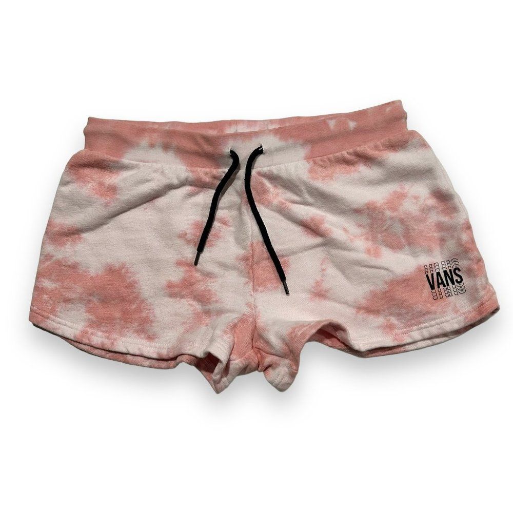 Vans Pink and White Tie dye Shorts Size Small